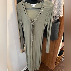 Bar III Midi sweater dress